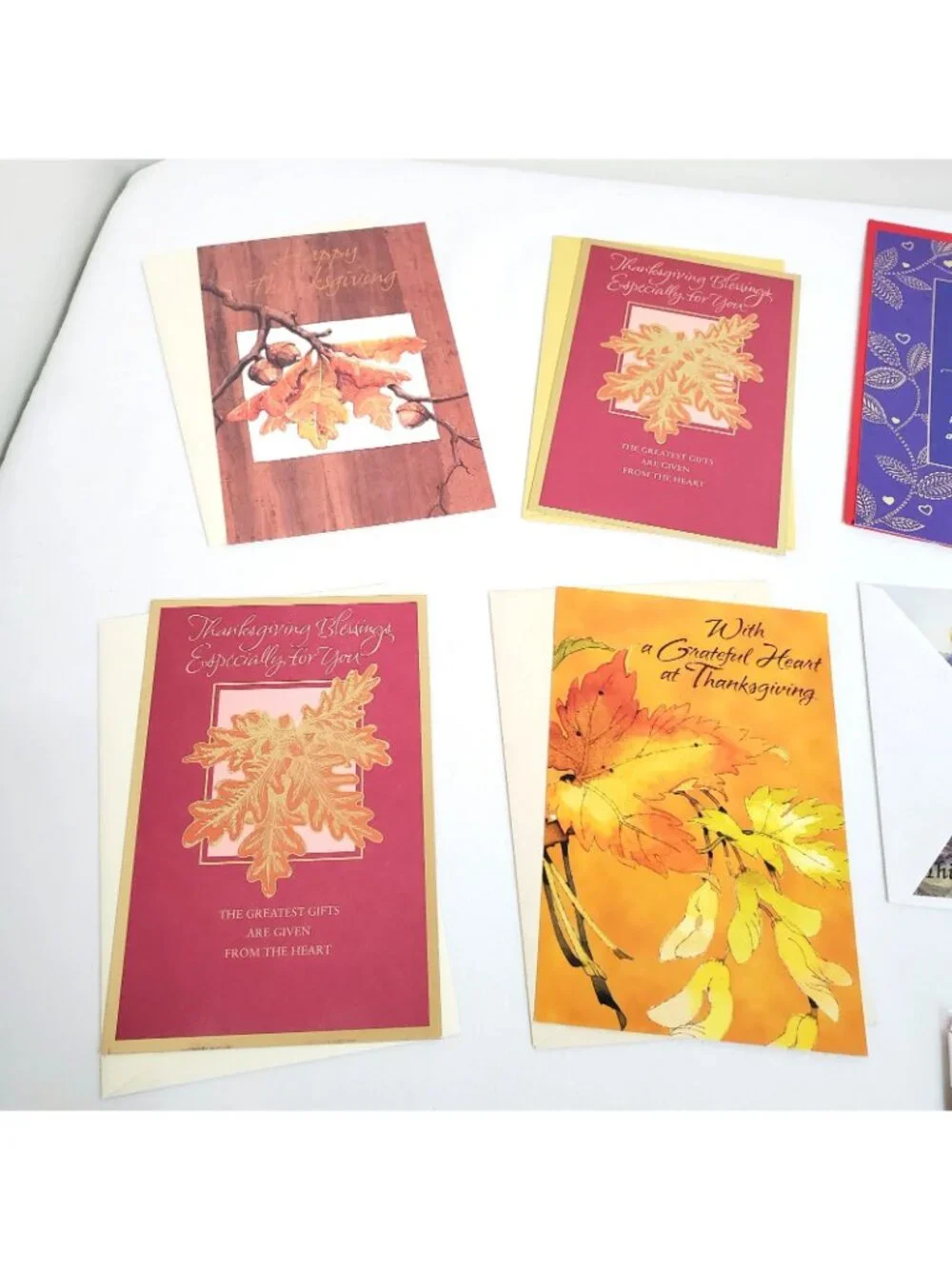 Lot of 22 Mixed Greeting Cards Hallmark Voila & More New Thanksgiving Valentine